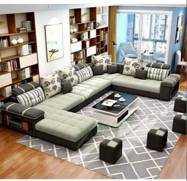 l shape sofa u shape sofa Victoria sofa set 4