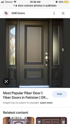 pvc fiber  Doors   interior   life time