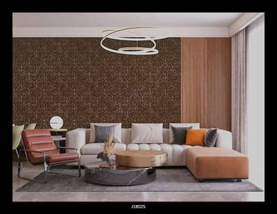 WPC PANEL.  VINYL & WOOD FLOOR. WALLPAPER WALLPICTURE. WINDOW BLINDS