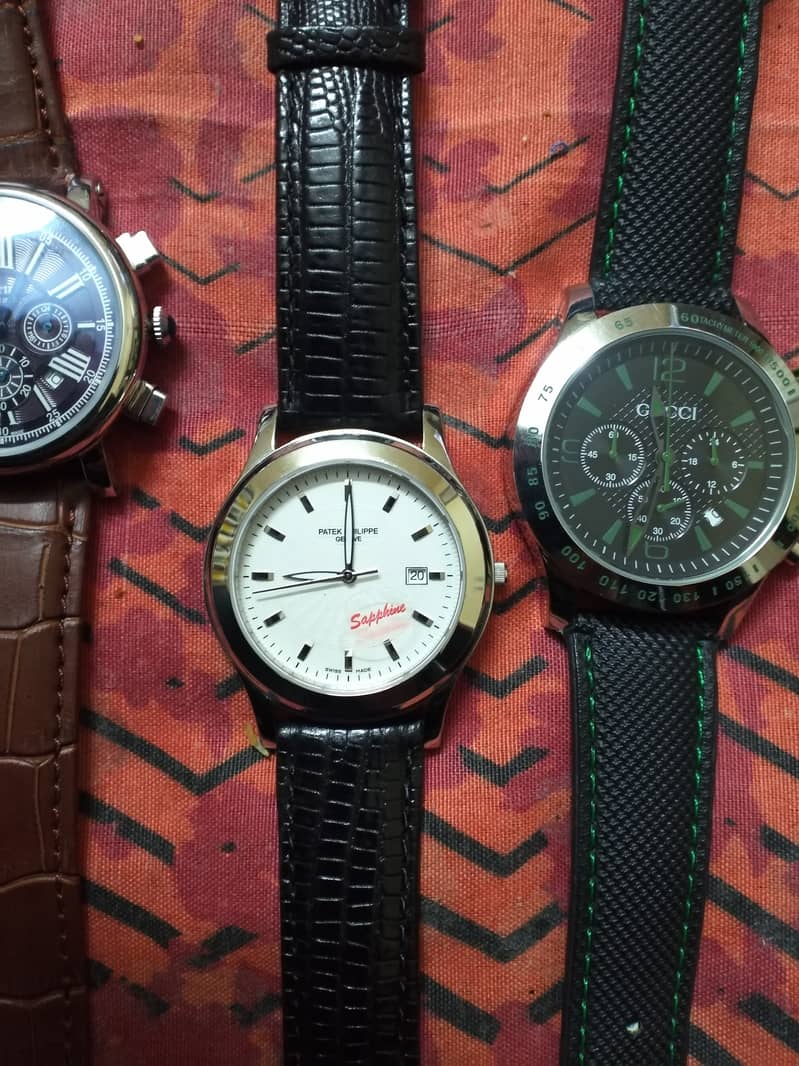 Men's Luminous Waterproof Double Calendar Fashion Ultra-thin Watch Quartz  Watch