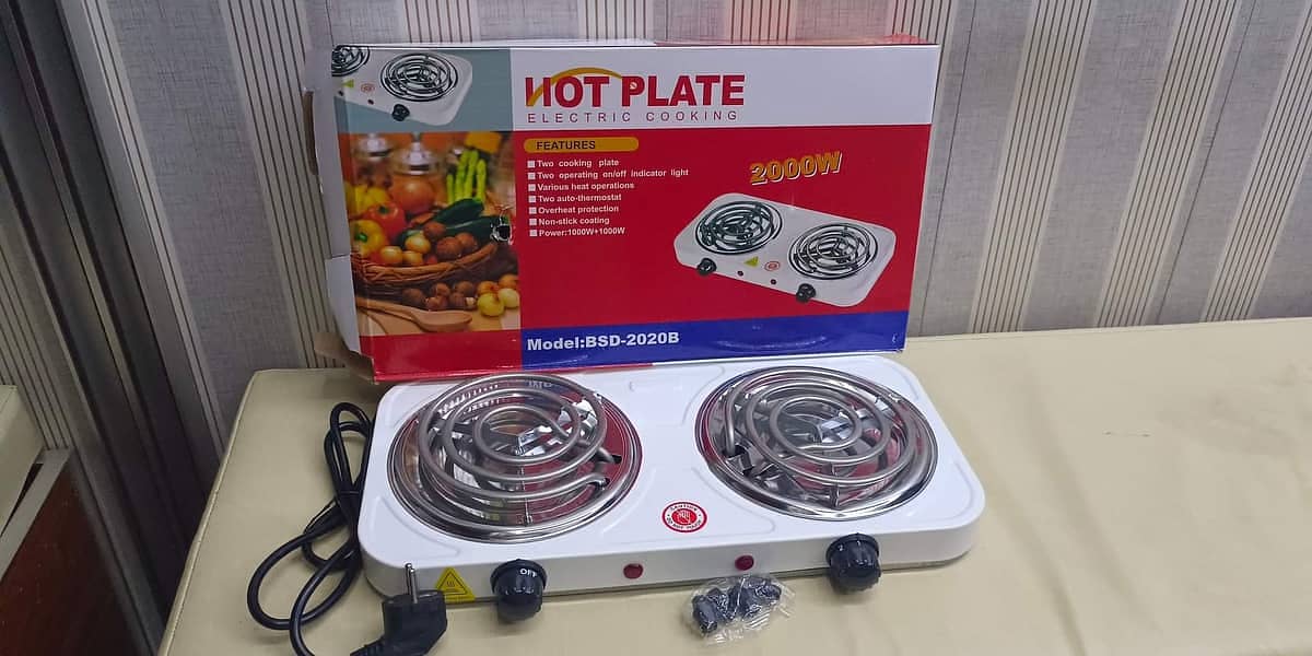 2000wats Double Hot Plate Electric Stove ( Free Delivery ) 0