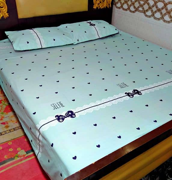 PURE COTTON (DOUBLE BED) BEDSHEETS 9