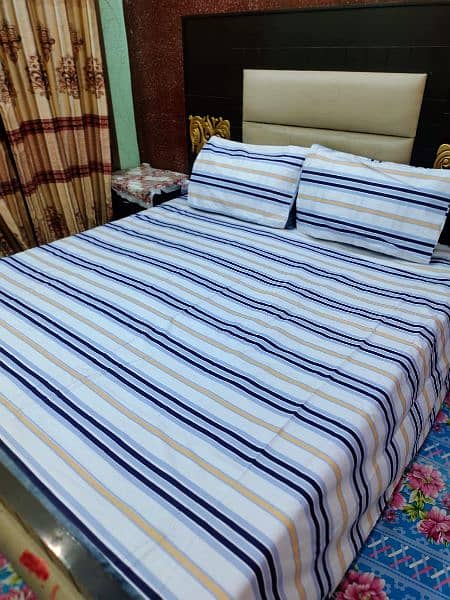 PURE COTTON (DOUBLE BED) BEDSHEETS 16