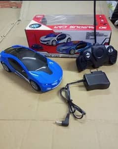 REMOTE CONTROL FAMOUS CAR WITH 3D LIGHTS (RECHARGEABLE/CELL OPERATED)