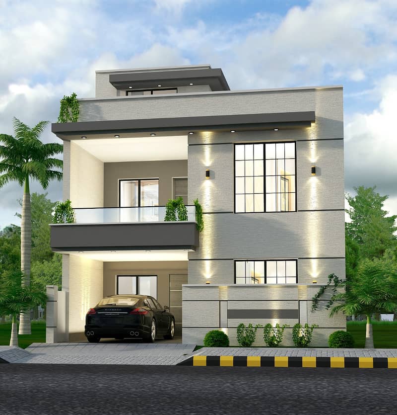 Architectural Drawings & 3d Elevations & Graphic designing 1