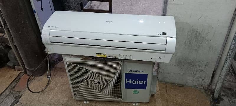 Haier DC inverter 1.5 ton with complete accessories 0