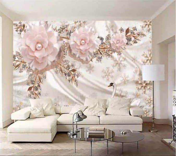 3D wall papers/wall picture/glass papers/Customized  Office Wallpaper 4