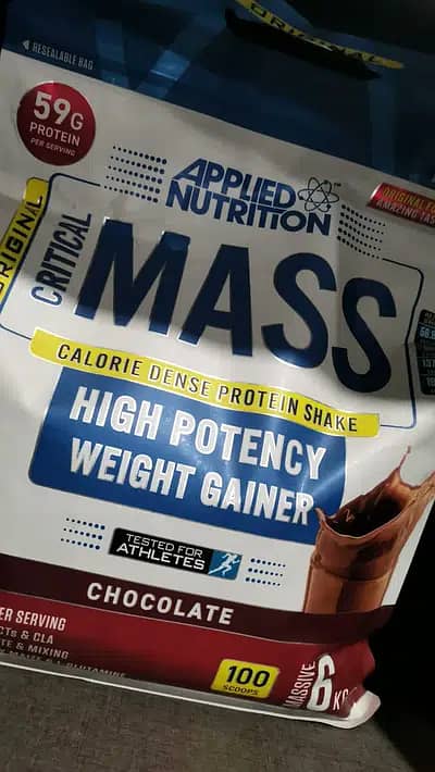 Critical Mass 6kg Muscle Gainer Protein Supplement Imported quality 4