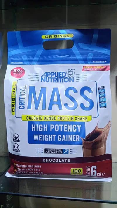 Critical Mass 6kg Muscle Gainer Protein Supplement Imported quality 1