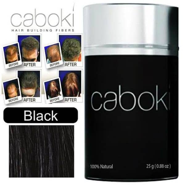 Caboki Hair Building Fiber 25 Gram Black & Dark Brown 03020062817 2