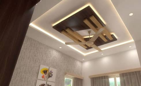 Ceiling Decoration, Paint, Rock wall, Chips Wall 3
