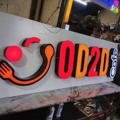 LED 3D Sign board