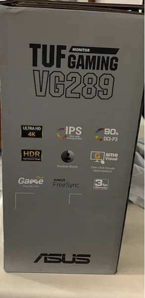 ASUS TUF VG289Q 4K Gaming Monitor 1