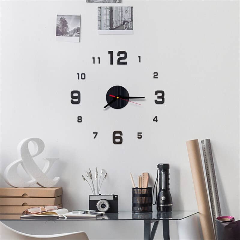Stylish 3D Wooden Wall Clock Home Decoration Wall Hanging Clock. 0