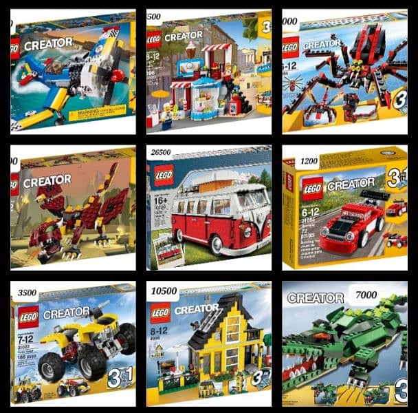 Ahmad's Lego Creator Collection different prices 0
