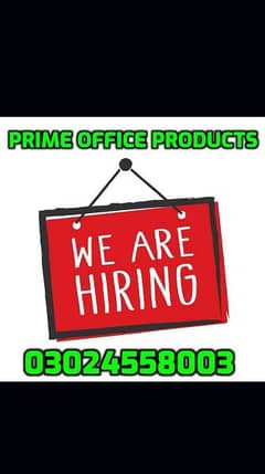 Need a female candidate in office for product posting in PRIME OFFICE