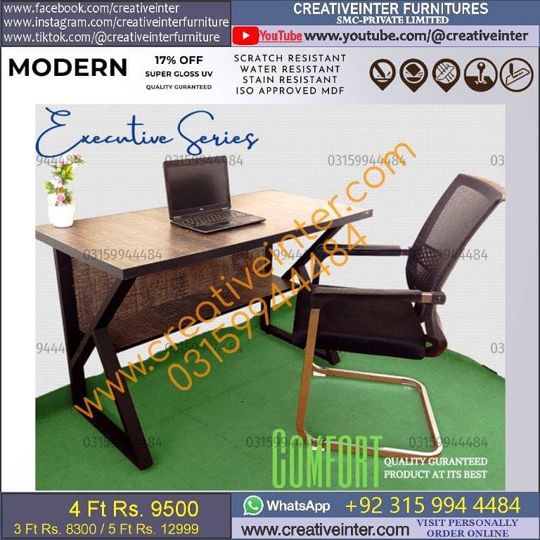 Office table desk sofa set chair workstation study computer meeting 0