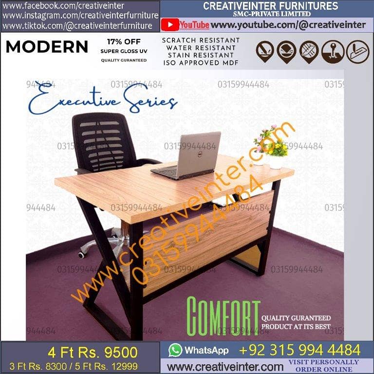 Office table desk sofa set chair workstation study computer meeting 1