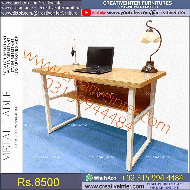 Office table desk sofa set chair workstation study computer meeting 3