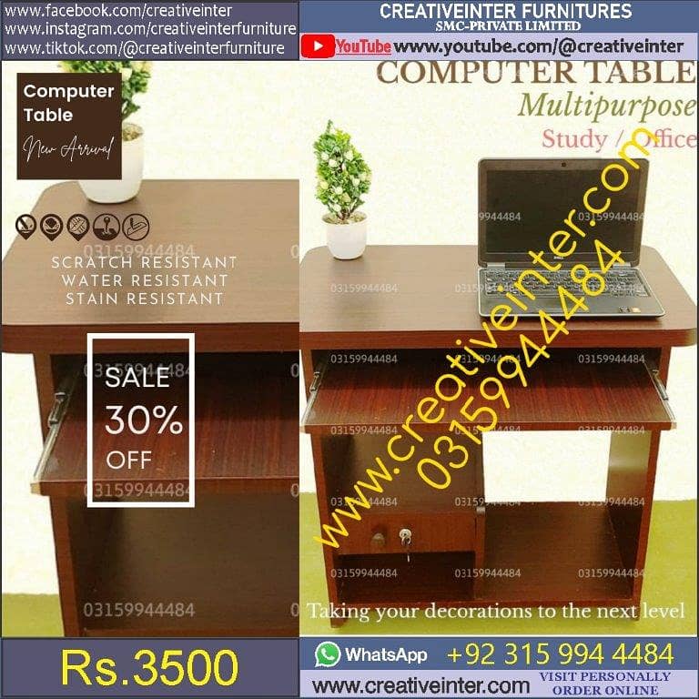 Office table desk sofa set chair workstation study computer meeting 9