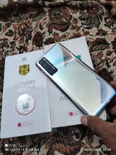 Huawei nova 7 (5g) 8+5=13/256gb excellent condition full box 0