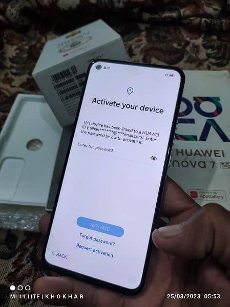 Huawei nova 7 (5g) 8+5=13/256gb excellent condition full box 4