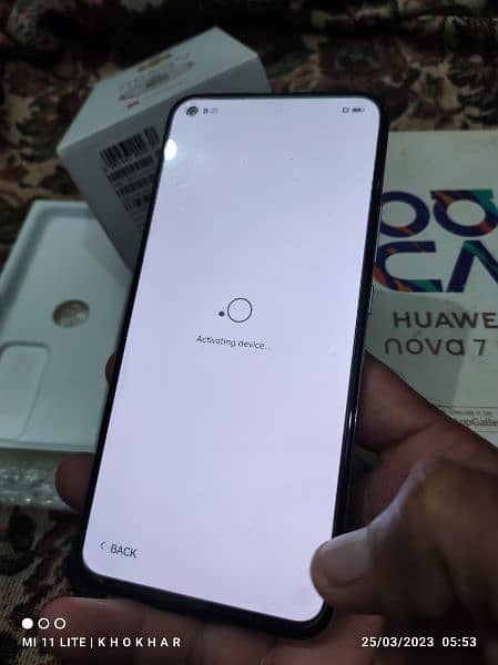 Huawei nova 7 (5g) 8+5=13/256gb excellent condition full box 5