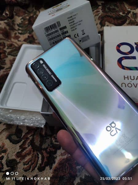 Huawei nova 7 (5g) 8+5=13/256gb excellent condition full box 17