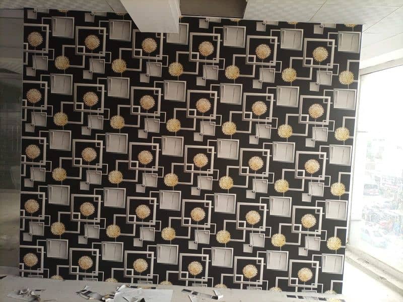 CNC false Ceiling,Wallpaper,PVC Panel,tv unit,wooden work,event decor, 9