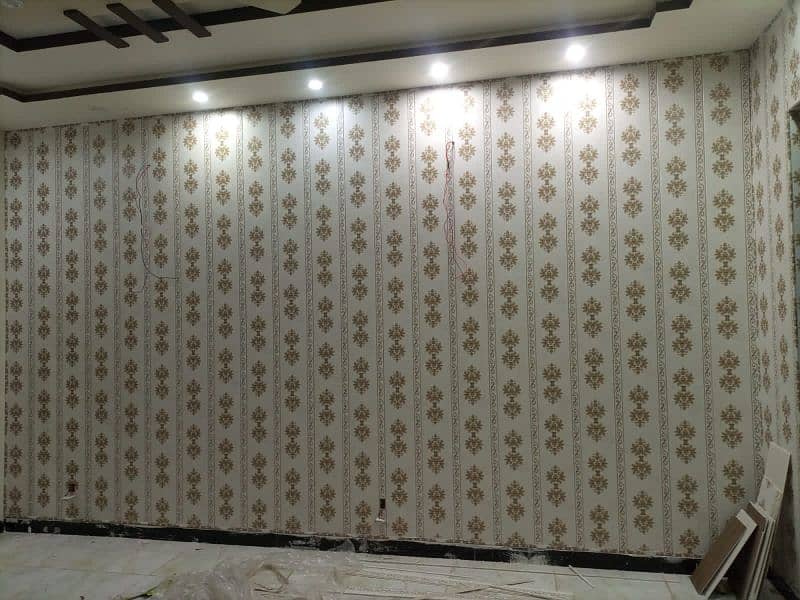 CNC false Ceiling,Wallpaper,PVC Panel,tv unit,wooden work,event decor, 13