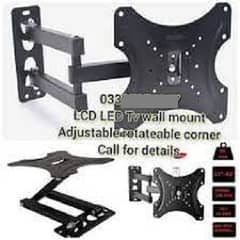 LCD LED tv monitor Wall mount bracket adjustable for 14-42"