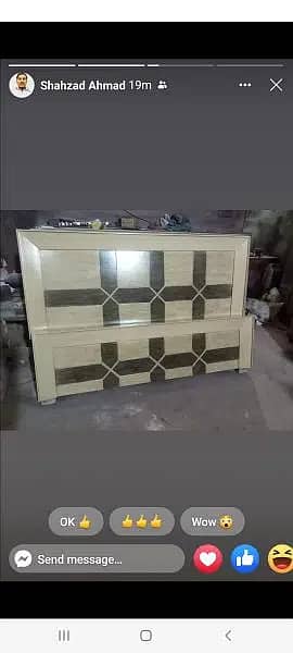 Double bed / bed dressing side table/ bed / Furniture 5