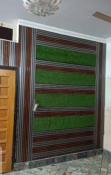 PVC panel, fluted pannel,Wall sheet,Wallpaper,blinders,green Grass, 14