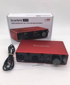 Scarlett Focusrite 2i2 3rd Gen Usb Audio Interface 0