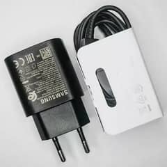 Original Samsung Mobile Charger 25 watt | Adapter & Cable