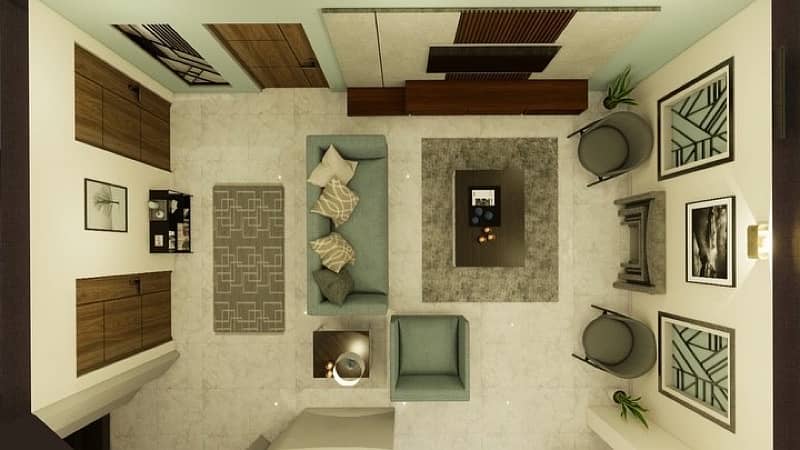 2D + 3D Architecture modeling/layout and interior design in low cost 11