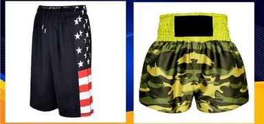 Manufacture Wholesale customize Wholesale OEM Red MMA Short Shorts