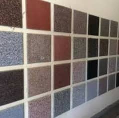 Wall Grace. Rock wall,ceiling,glass paper,vinyl,blinds,wall panel
