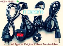 Power Cable - VGA CABLE - HDMI - Convertor HDMI TO VGA - LAN CABLE etc