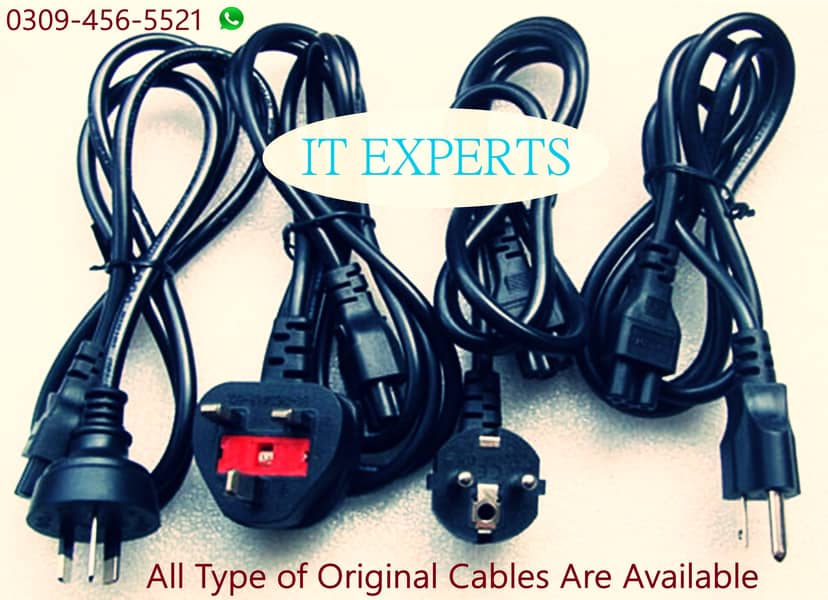 Power Cable - VGA CABLE - HDMI - Convertor HDMI TO VGA - LAN CABLE etc 0