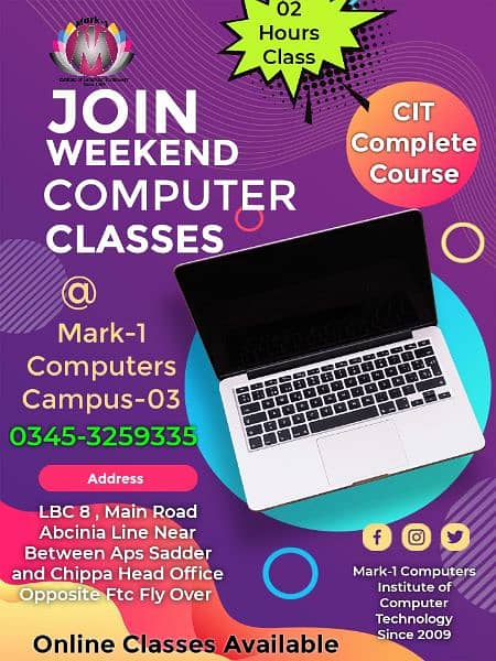 Online and Physical  Computer Short Course 15