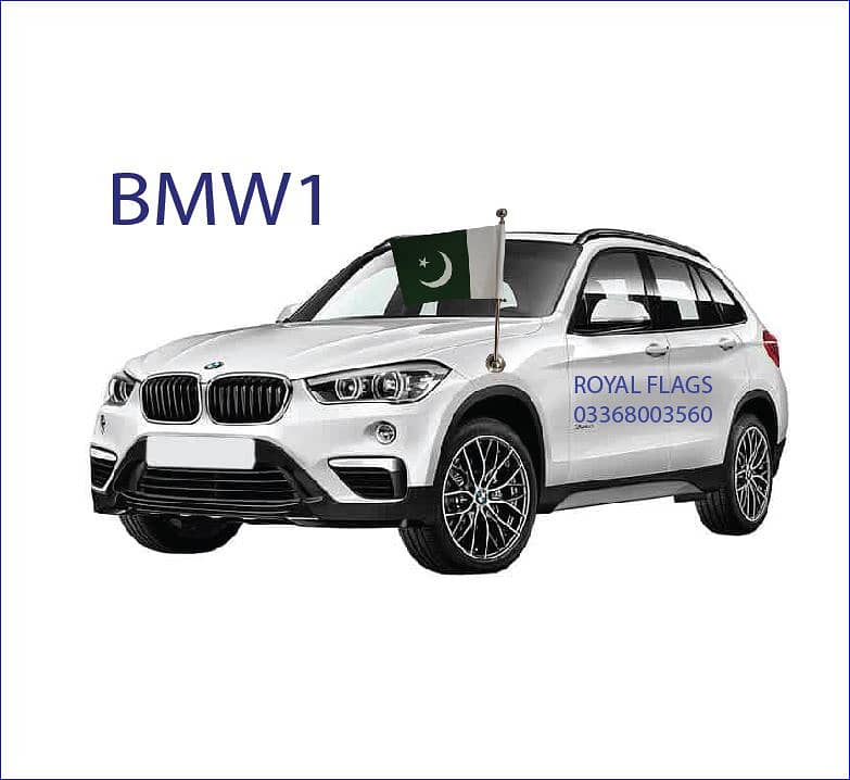 Pakistan Flag for Car & Custom Logo Flag for Officers 8