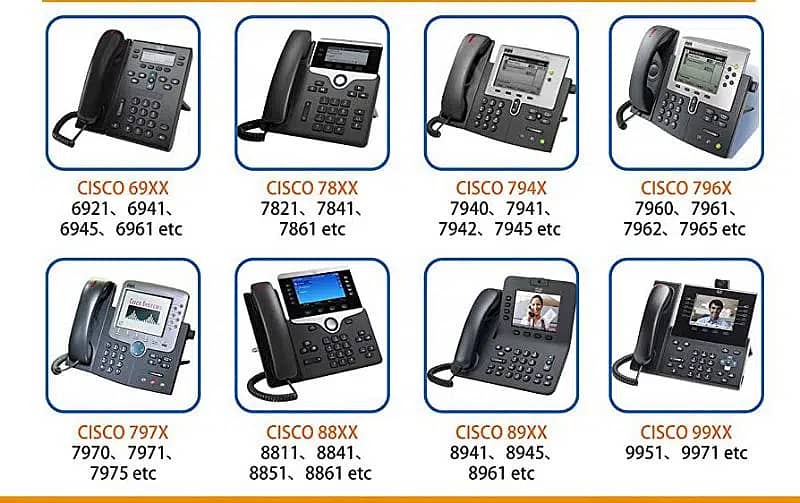IP Phone Cisco | Grandstream | Polycom | VOIP Telephone Exchange 2