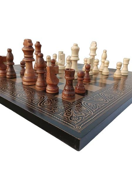 chess, handmade wooden chess, lacquer art work chess 5