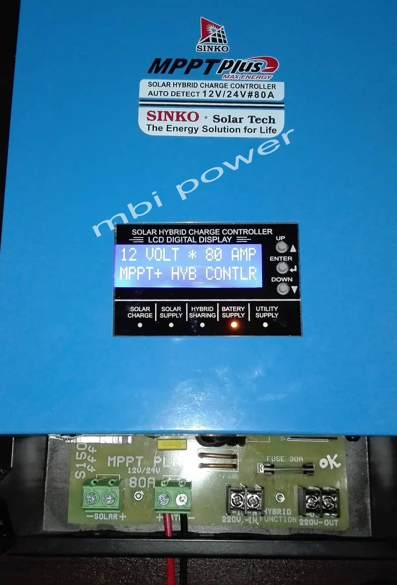 MPPT Plus 80A Sinko Hybrid Solar Charge Controller 12/24v 0