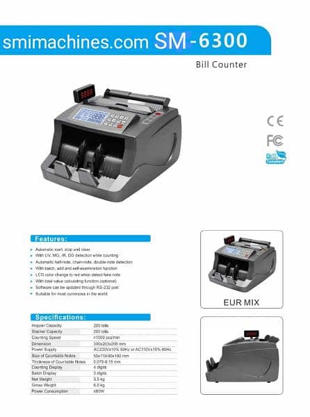 Cash Currency Counting Machines,Bundle Note Counting Sorting Machines 7