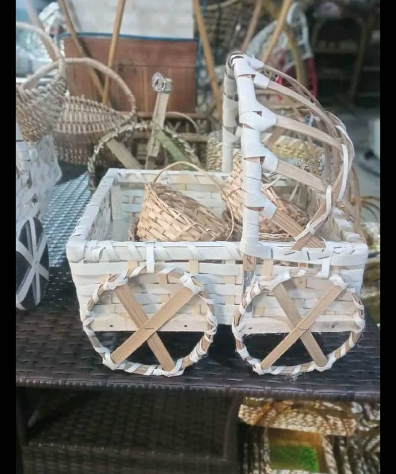 Cane Stools | Baskets | Bamboo Jafari 9