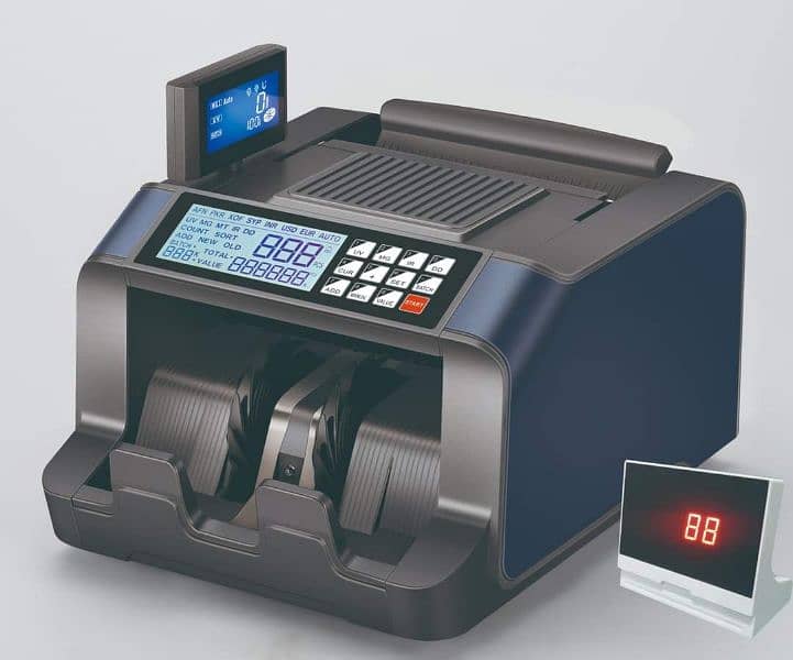 Note Currency Cash Counter Machine SMCash Checking Machine, Fake Note