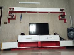 Tv console full wall unit