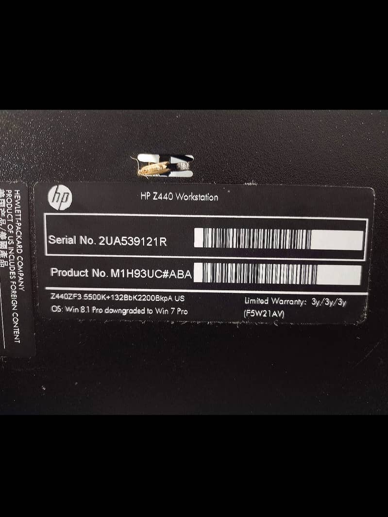 HP Z440 + RTX 3060 6